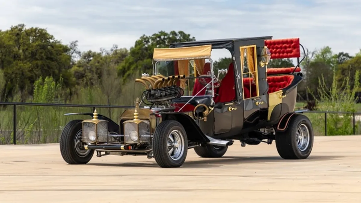 Vintage monster-inspired hot rod